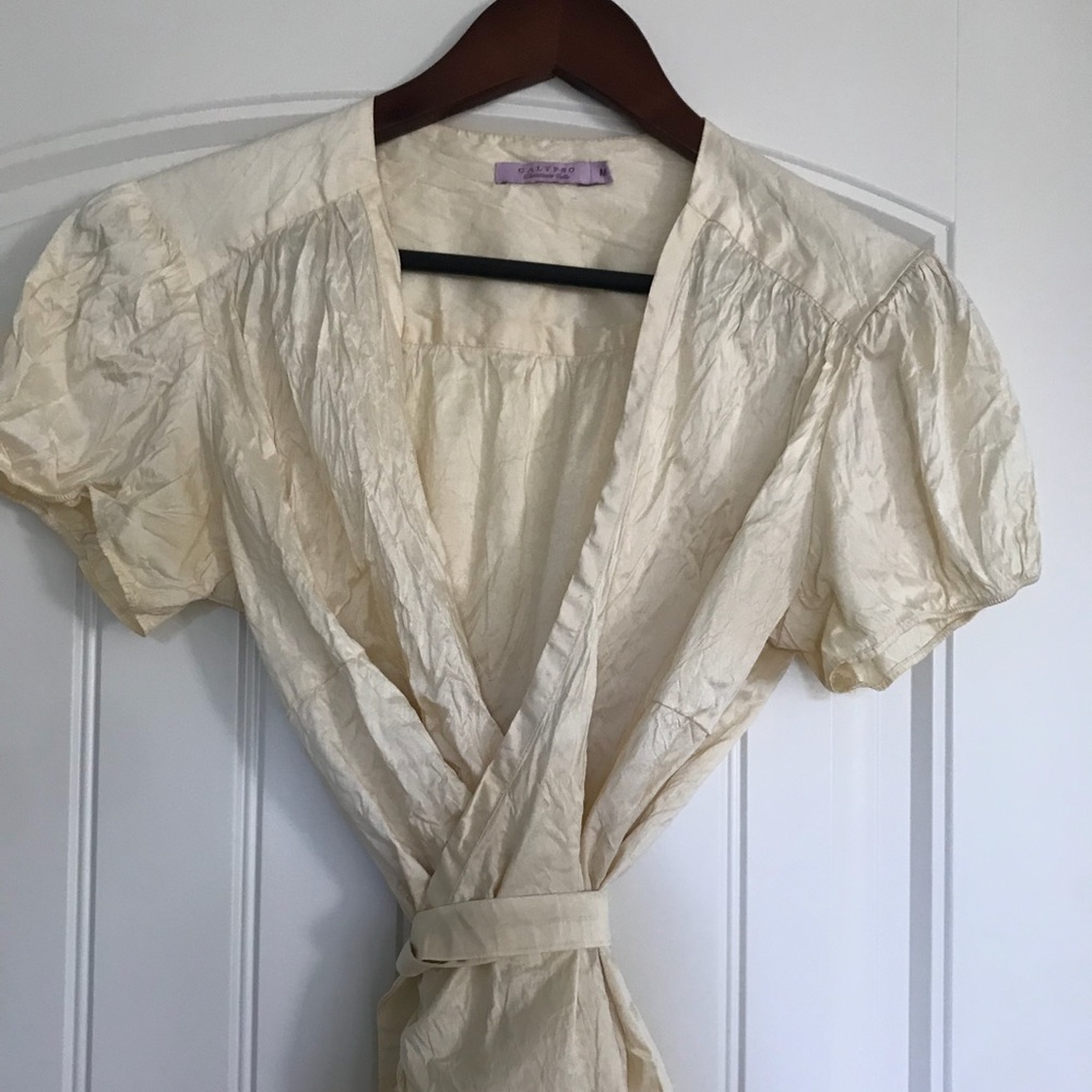 Calypso St. Barth’s wrap around blouse